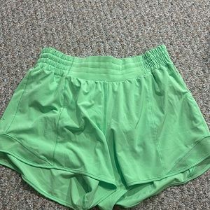 Lululemon green shorts